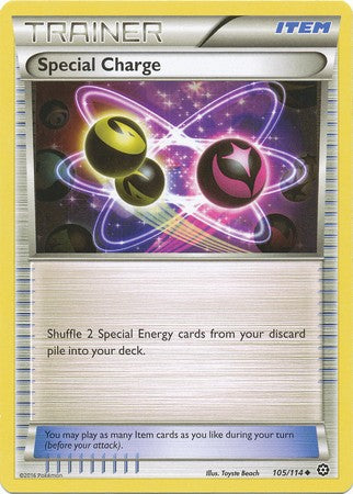 Special Charge 105/114 Uncommon - Pokemon XY Steam Siege Card