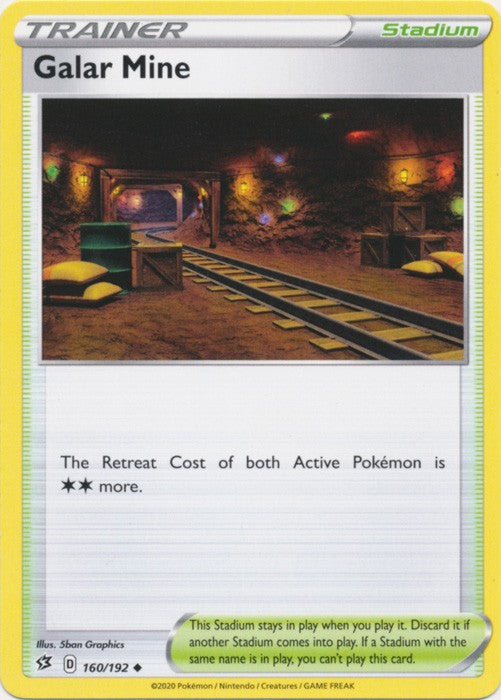 Galar Mine - 160/192 Pokemon » SWSH Rebel Clash Uncommon