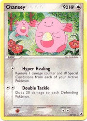 Pokemon EX Unseen Forces Rare Card - Chansey 20/115