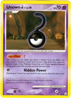 Pokemon Legends Awakened Uncommon Card - Unown ? 82/146