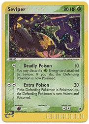 Pokemon Sandstorm Holo Rare Card - Seviper 11/100