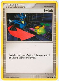Pokemon Secret Wonders Common Card - Switch 128/132