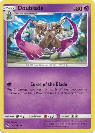Doublade 48/131 Uncommon - Pokemon Sun & Moon Forbidden Light Card