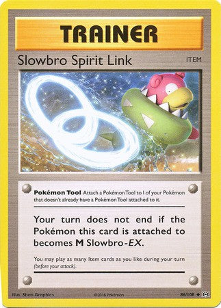 Slowbro Spirit Link 86/108 Uncommon - Pokemon XY Evolutions Single Card