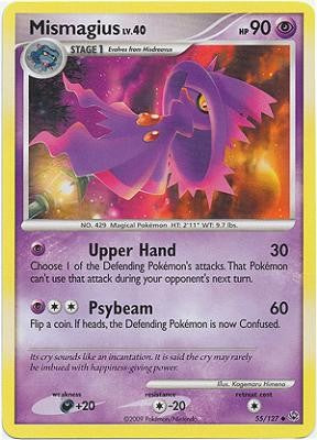 Pokemon Platinum Edition Uncommon Card - Mismagius 55/127