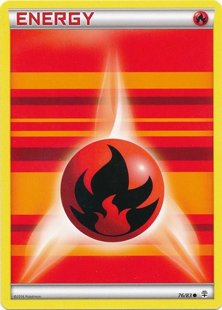 Fire Energy 76/83 Common - Pokemon Generations Card
