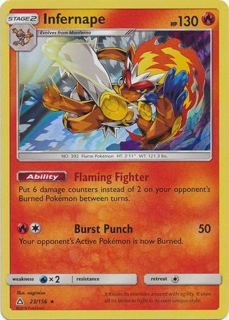 Infernape 23/156 Holo Rare - Pokemon Ultra Prism