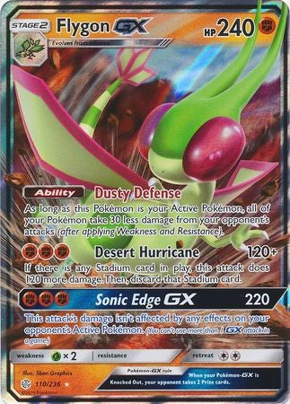 Flygon GX - 110/236 - Ultra Rare Sun & Moon: Cosmic Eclipse Singles