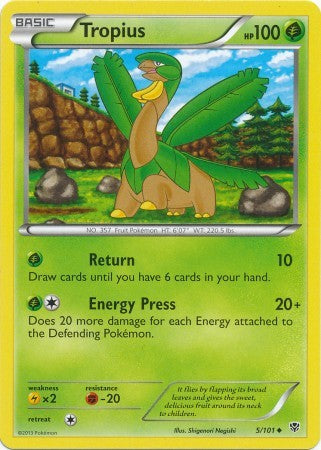 Tropius 5/101 - Pokemon Plasma Blast Uncommon Card