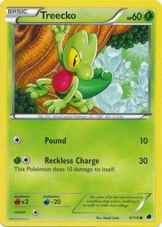 Treecko 6/116 - Pokemon Plasma Freeze Common Card