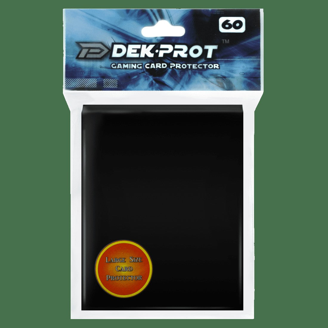 Dek Prot Standard Sized Card Sleeves - Midnight Black (60 Card Sleeves)