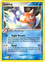 Pokemon EX Deoxys Rare Card - Seaking 24/107
