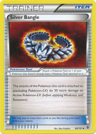Silver Bangle 88/101 - Pokemon Plasma Blast Uncommon Trainer Card