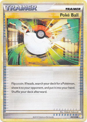 Pokemon HeartGold SoulSilver Single Card Uncommon Poke Ball 95/123
