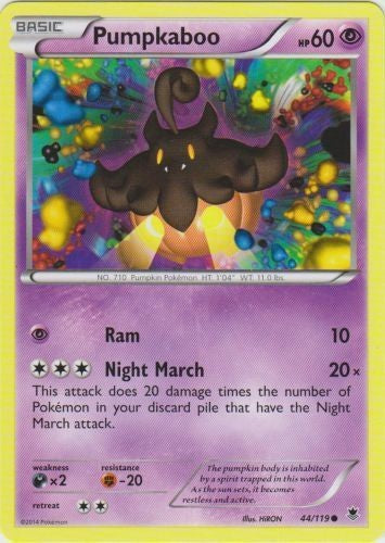 Pumpkaboo 44/119 - Common Pokemon XY Phantom Forces Card
