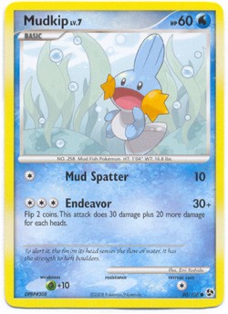 Pokemon Diamond & Pearl Great Encounters - Mudkip (Common) Card