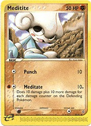 Pokemon EX Dragon - Meditite