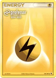 Pokemon Promo Card - Lightning Energy (Professor Program)