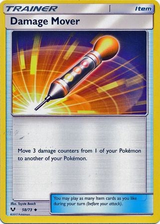 Damage Mover - 58/73 - Uncommon Sun & Moon: Shining Legends