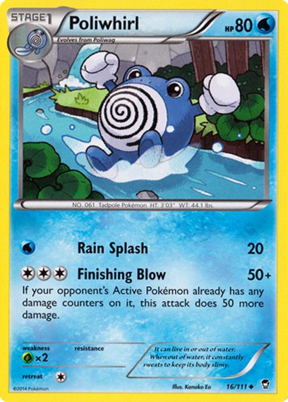 Poliwhirl 16/111 - Pokemon XY Furious Fists Card