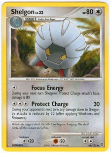 Pokemon Secret Wonders Uncommon Card - Shelgon 64/132