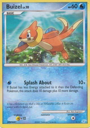 Pokemon Common Promo Single Card - Buizel 1/12