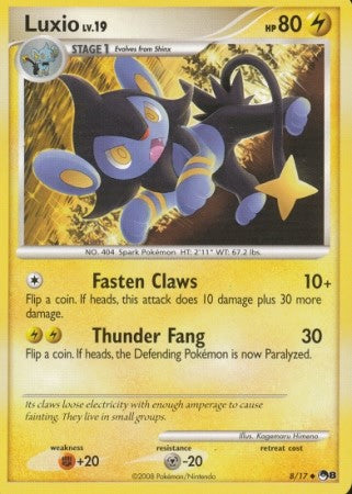 Luxio 8/17 - Pokemon Uncommon Promo Card