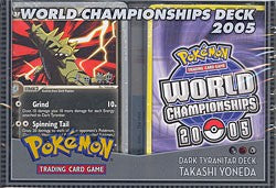 Pokemon 2005 World Championships Takashi Yoneda Dark Tyranitar Deck
