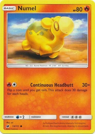 Numel 13/111 Common - Pokemon Crimson Invasion Card