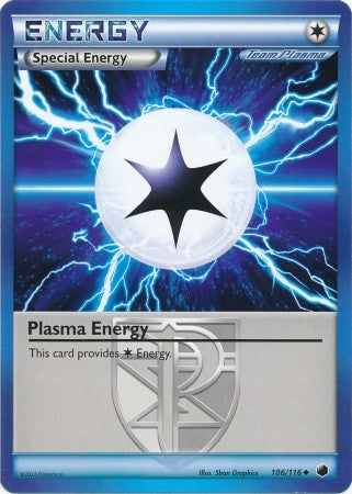 Plasma Energy 106/116 - Pokemon Plasma Freeze Uncommon Card
