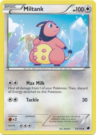 Miltank 93/116 - Pokemon Plasma Freeze Uncommon Card
