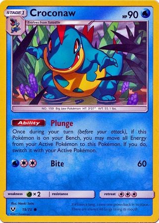Croconaw - 19/73 - Common Sun & Moon: Shining Legends