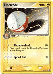 Pokemon EX Emerald Uncommon Card - Electrode 27/106