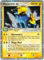 Pokemon EX Deoxys Ultra Rare Card - Manectric ex 101/107