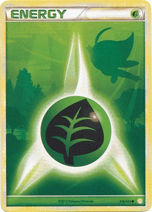 Pokemon HeartGold SoulSilver Card Common Grass Energy 115/123