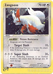 Pokemon Sandstorm Holo Rare Card - Zangoose 14/100