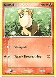 Pokemon EX Emerald Common Card - Numel 58/106