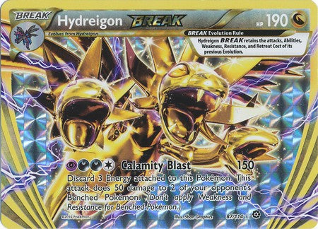 Hydreigon BREAK 87/114 Rare BREAK - Pokemon XY Steam Siege Card