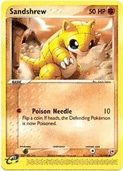 Pokemon Sandstorm Common Card - Sandshrew 75/100