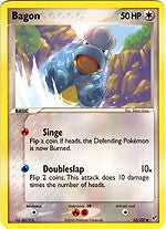 Pokemon EX Deoxys Common Card - Bagon 52/107