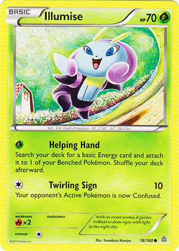 Illumise 18/160 - Common Pokemon XY Primal Clash Card