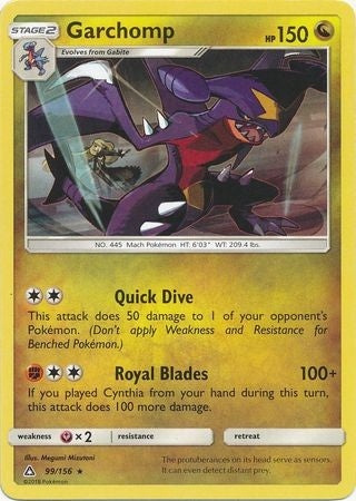 Garchomp 99/156 Rare - Pokemon Ultra Prism