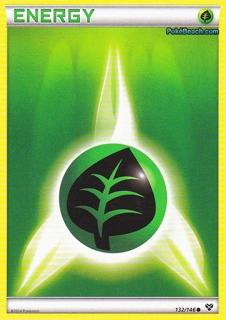 Grass Energy 132/146 - Pokemon XY Common Card