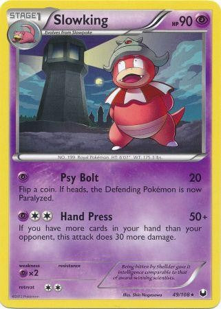 Pokemon Dark Explorers Rare Card - Slowking 49/108