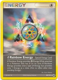Pokemon EX Dragon Frontiers - Rainbow Energy Card