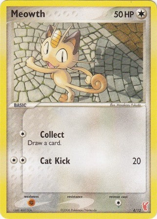 Meowth 4/12 - Pokemon Promo Card