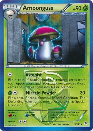 Amoonguss 13/135 - Pokemon Plasma Storm Uncommon Card