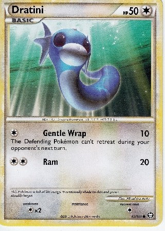 Pokemon Card HS Triumphant Dratini Common 62/102