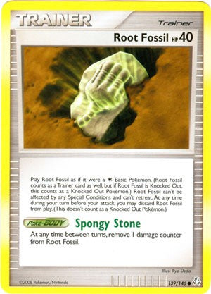 Pokemon Legends Awakened Uncommon Card - Root Fossil 139/146