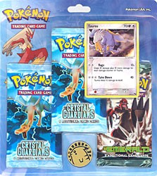 Pokemon EX Tauros Holofoil Promo Card with 3 Packs